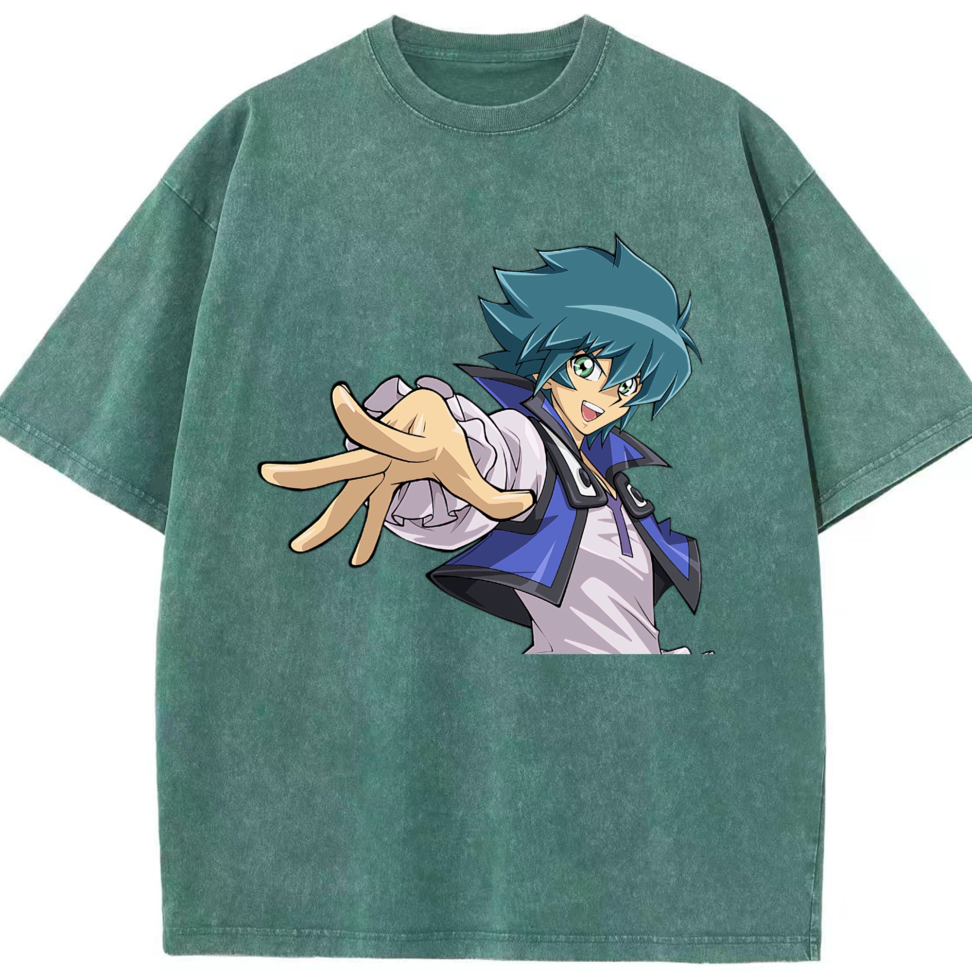 （画像用） 遊☆戯☆王 Yu-Gi-Oh! 綿100% ヴィンテージ風 半袖Tシャツ（フロントプリント）